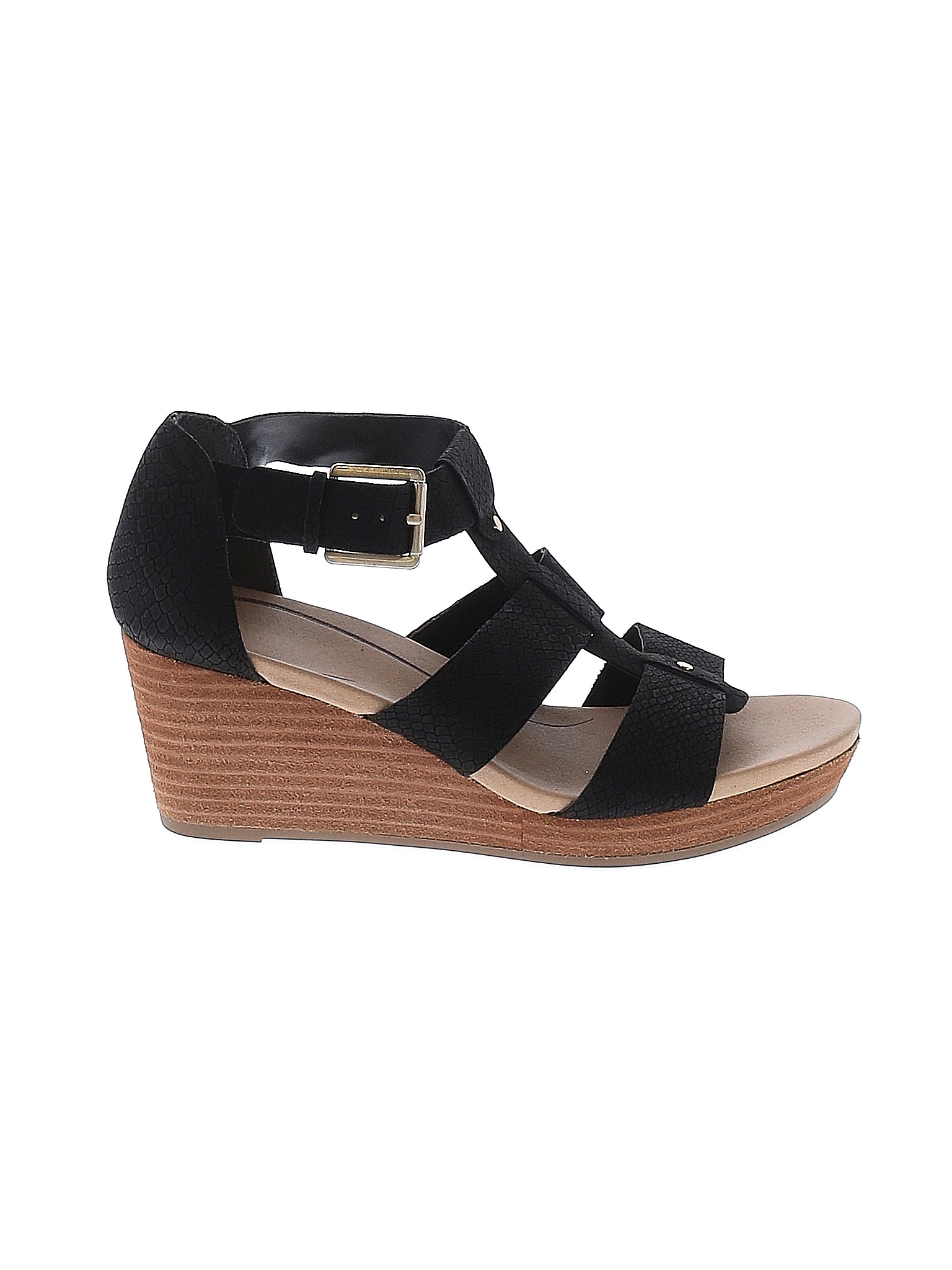 Dr. Scholl's Solid Brown Black Wedges Size 5 63 off thredUP