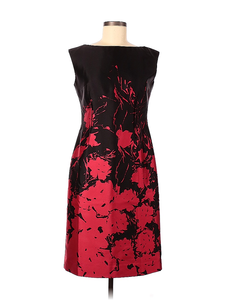 Ted Baker London Floral Colored Black Cocktail Dress Size 10 (4) 68