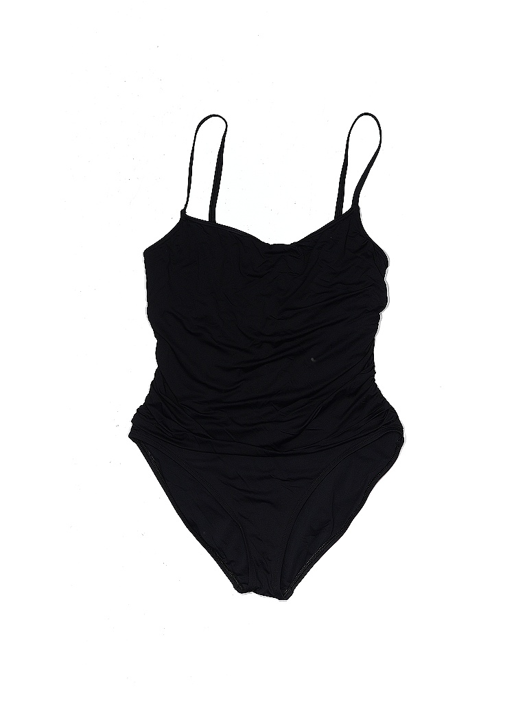 La Blanca Solid Black One Piece Swimsuit Size 14 64 Off Thredup 3418