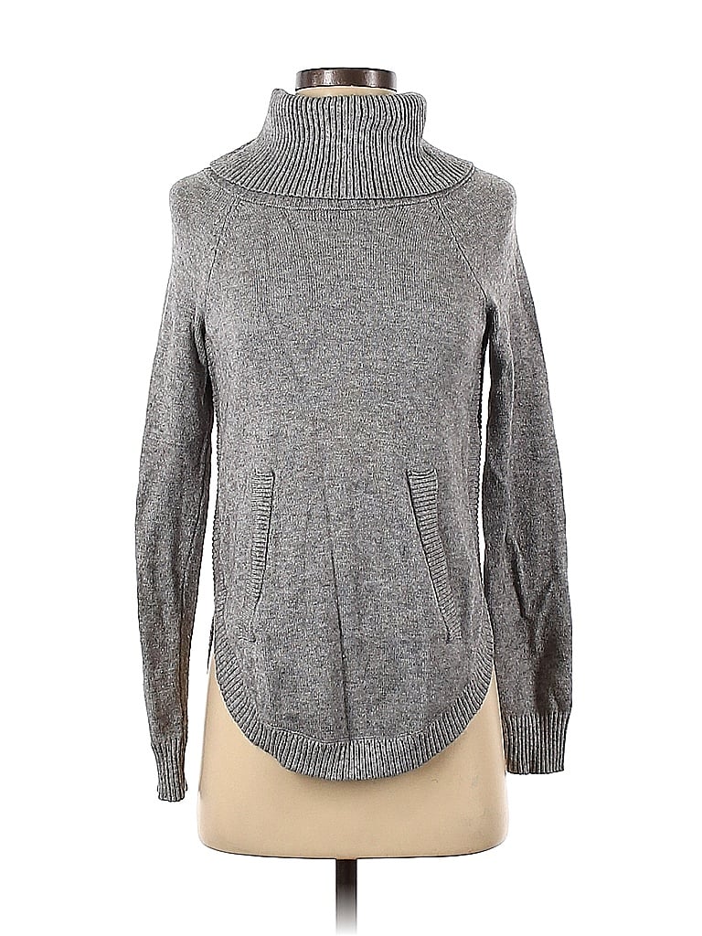 Cable & Gauge Marled Gray Turtleneck Sweater Size XS - 52% off | thredUP