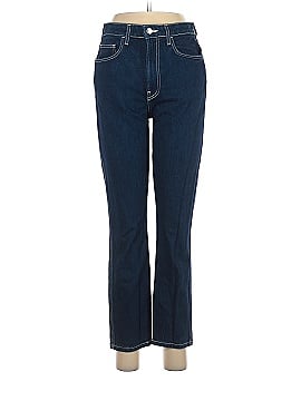 Jordache Dark Blue Vintage Crop Jeans (view 1)
