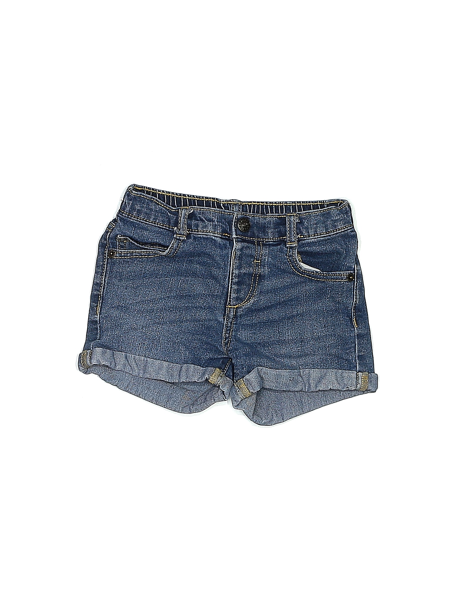 Crazy 8 Solid Blue Denim Shorts Size 4T - 52% off | thredUP