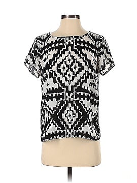 INC International Concepts Short Sleeve Blouse (view 1)