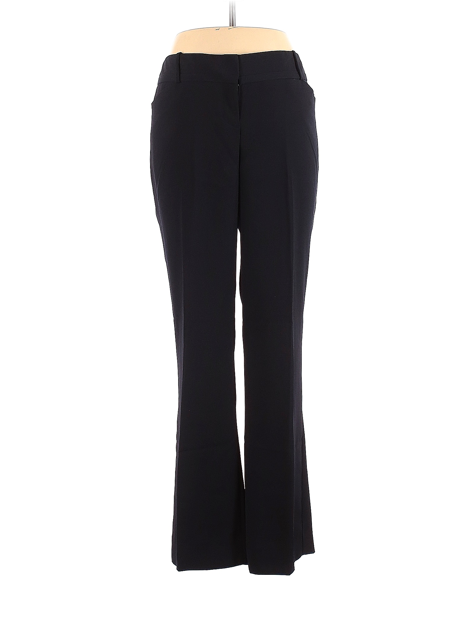 The Limited 100% Polyester Solid Black Blue Dress Pants Size 10 - 83% ...