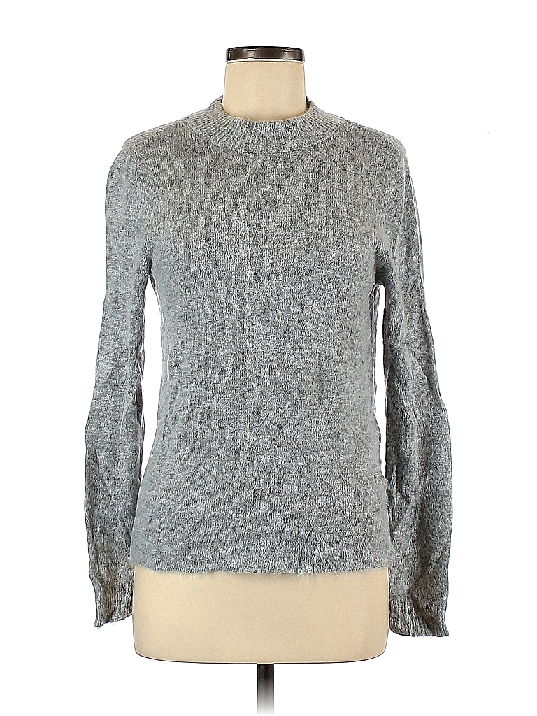 Olivaceous Color Block Marled Gray Long Sleeve Top Size S - 89% off ...