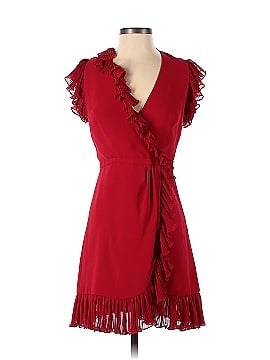 Jill Jill Stuart Red Flutter Ruffle Dress (view 1)