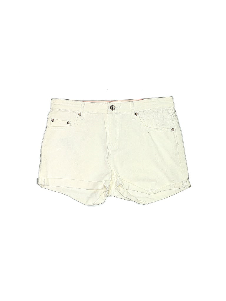 Pre-owned Roxy Denim Shorts In White