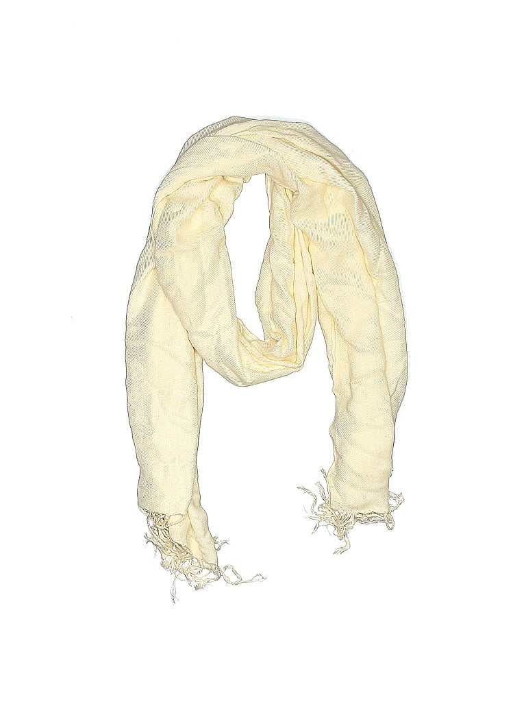 Pre-owned Assorted Brands Scarf In White