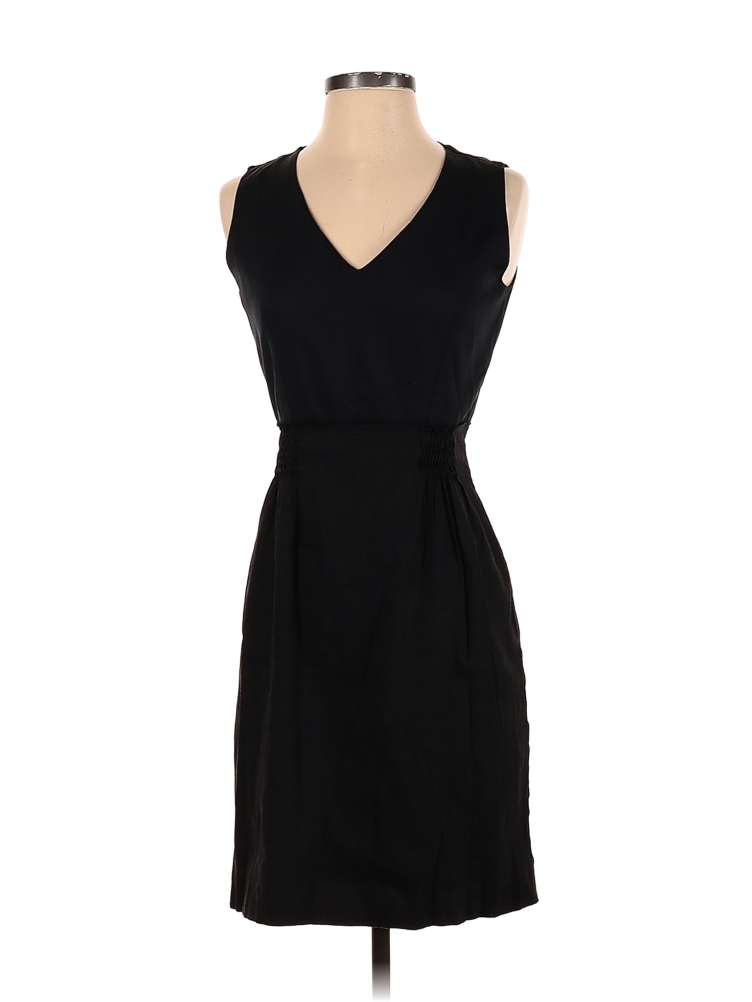 Elie Tahari Solid Black Casual Dress Size 4 - 91% off | thredUP