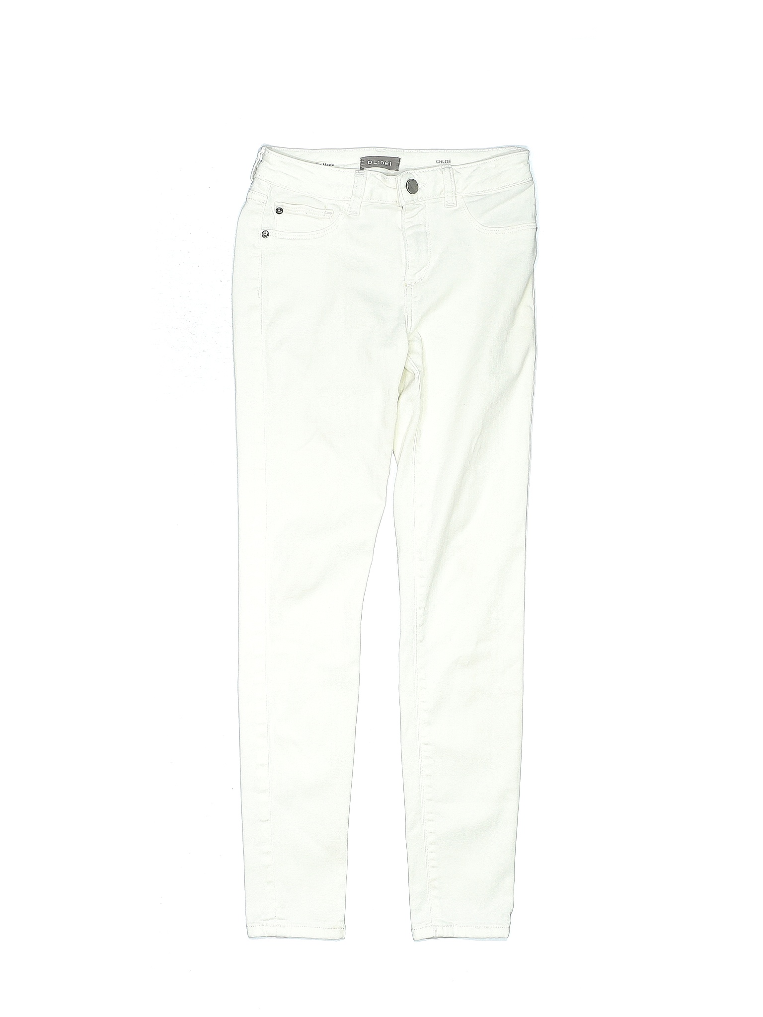 Dl1961 Solid White Ivory Jeans Size 12 88 Off Thredup