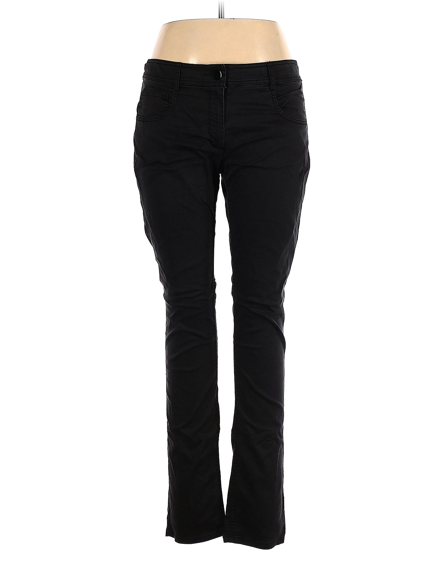 H&M Solid Black Jeans Size 14 55 off thredUP