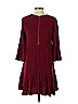 Slate & Willow Solid Gray Red Merlot Trapeze Dress Size 0 - photo 2