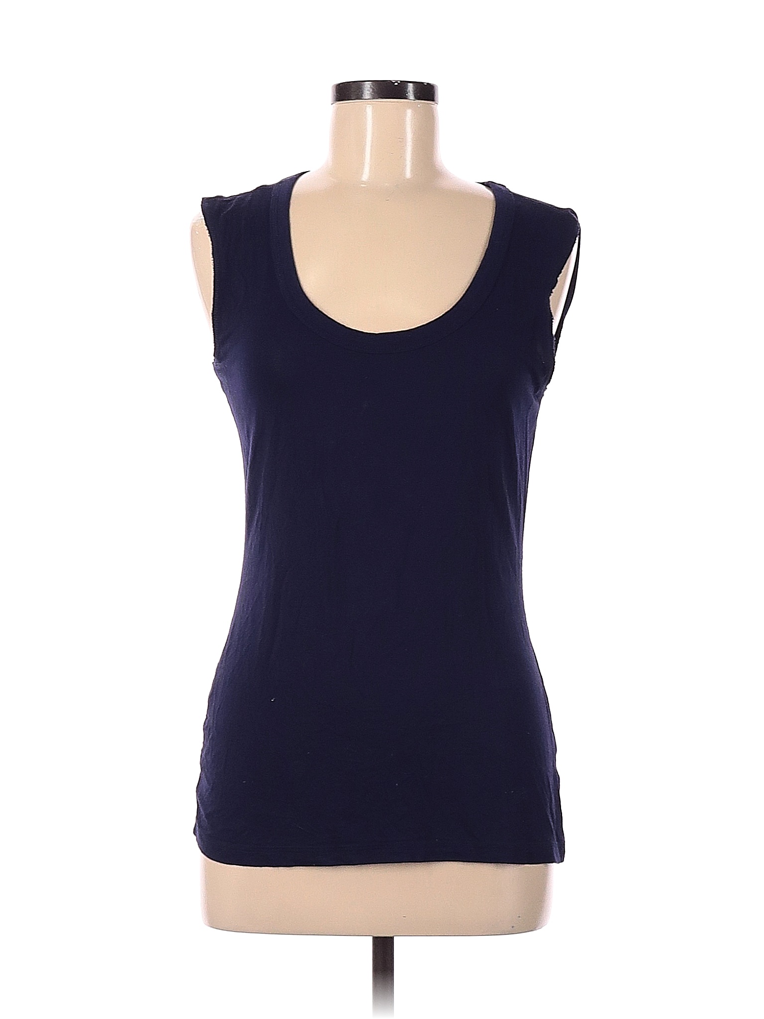 Cable & Gauge Solid Blue Sleeveless Top Size M - 52% off | thredUP