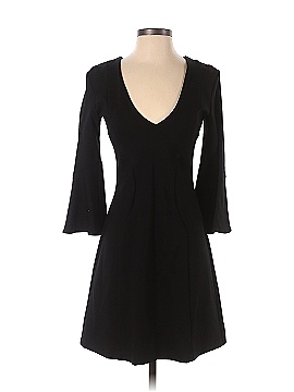 Amanda Uprichard Black Fresno Dress (view 1)