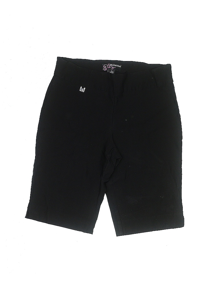Peck & Peck Solid Black Shorts Size 14 - 68% off | thredUP
