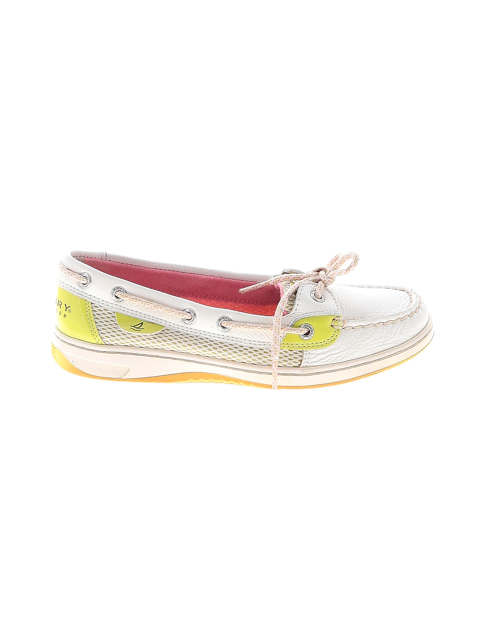 Sperry Top Sider Solid White Flats Size 7 67 off thredUP