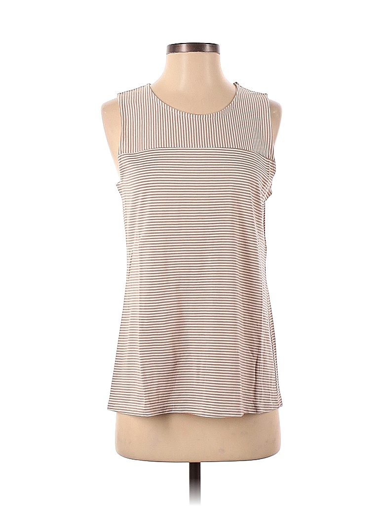 North Style Stripes Tan Tank Top Size S - 71% off | thredUP