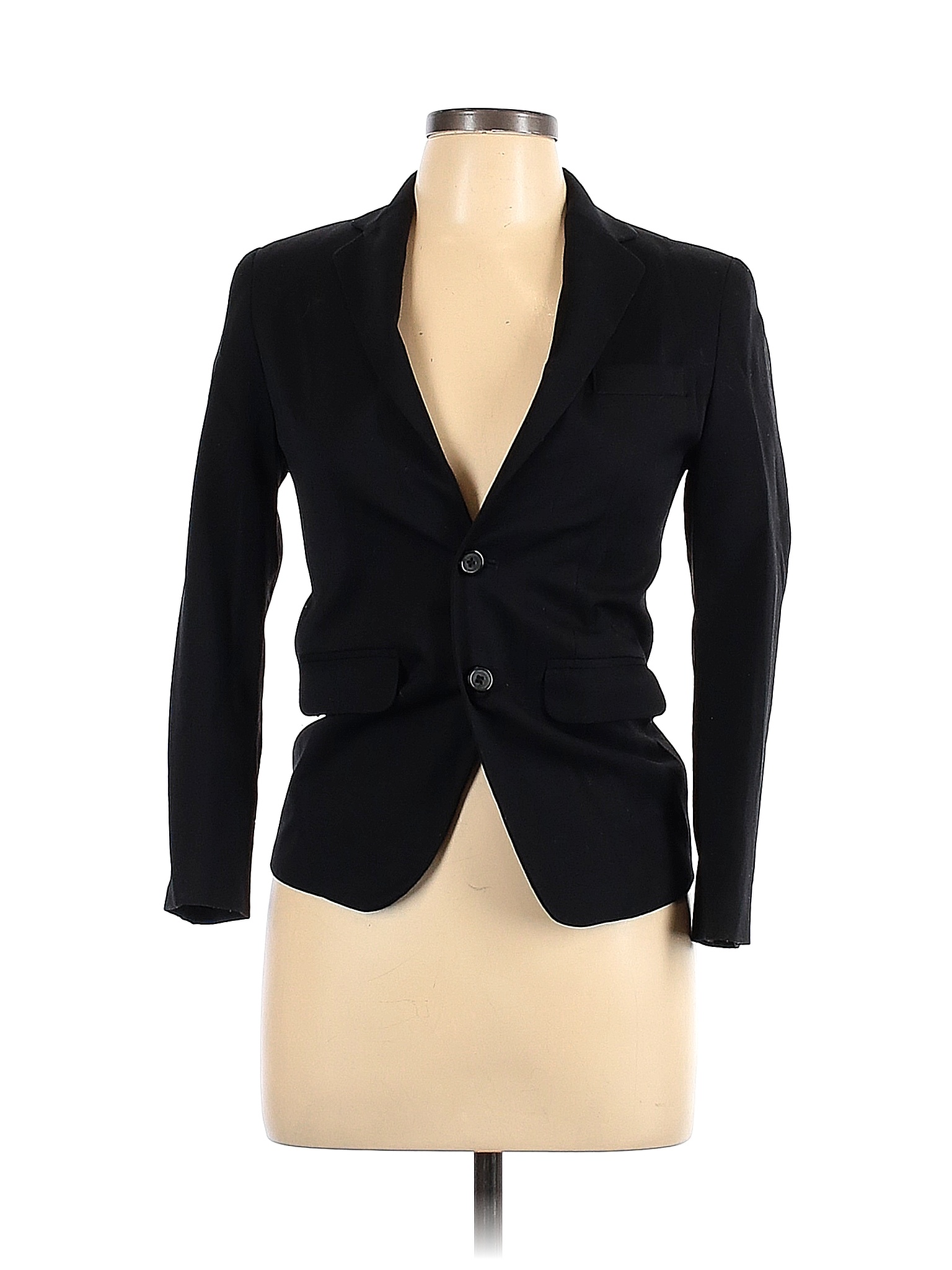 Van Heusen Solid Black Blazer Size 12 - 80% off | thredUP