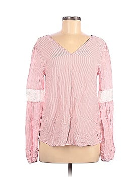 Pink Rose Long Sleeve Blouse (view 1)