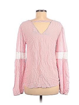 Pink Rose Long Sleeve Blouse (view 2)
