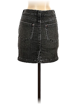 Wax Jean Denim Skirt (view 2)