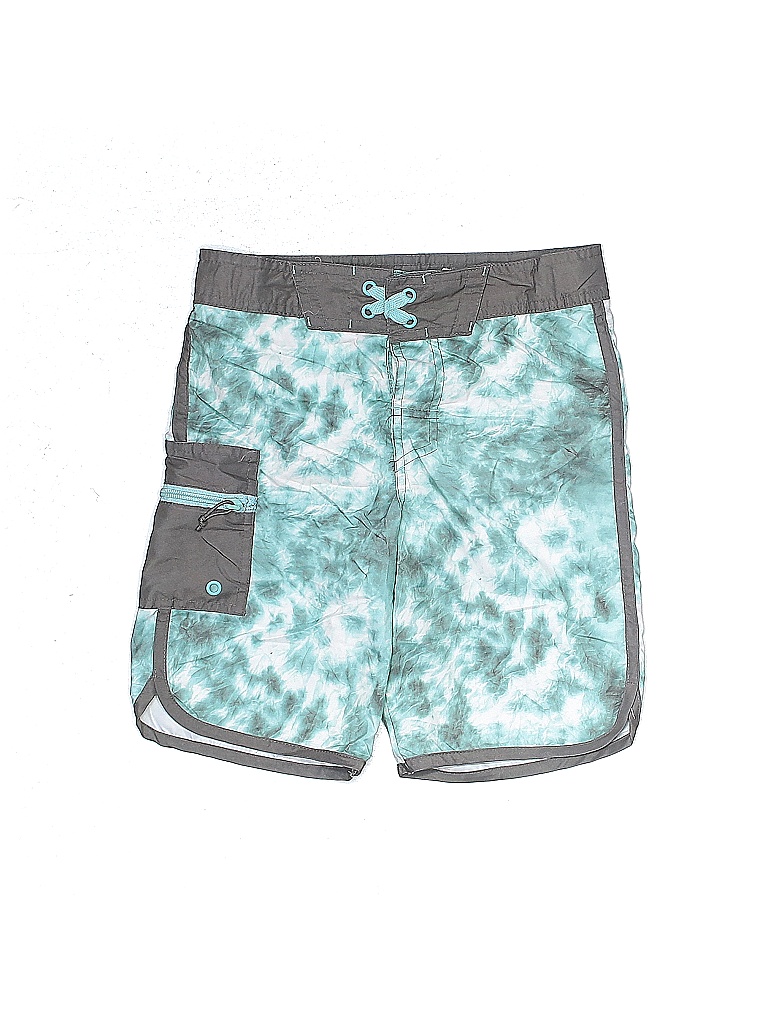 Art Class Tiedye Blue Green Board Shorts Size 8 42 off thredUP