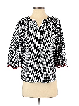 O, Oprah Magazine Collection for Talbots 3/4 Sleeve Blouse (view 1)