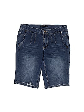 Miss Poured In blue Denim Shorts (view 1)