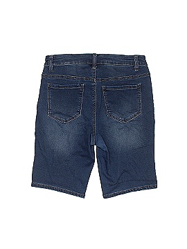 Miss Poured In blue Denim Shorts (view 2)