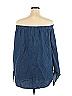 ELOQUII 100% Cotton Blue 3/4 Sleeve Blouse Size 20 (Plus) - photo 2