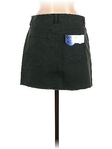 Sapphire Ink Denim Skirt (view 2)