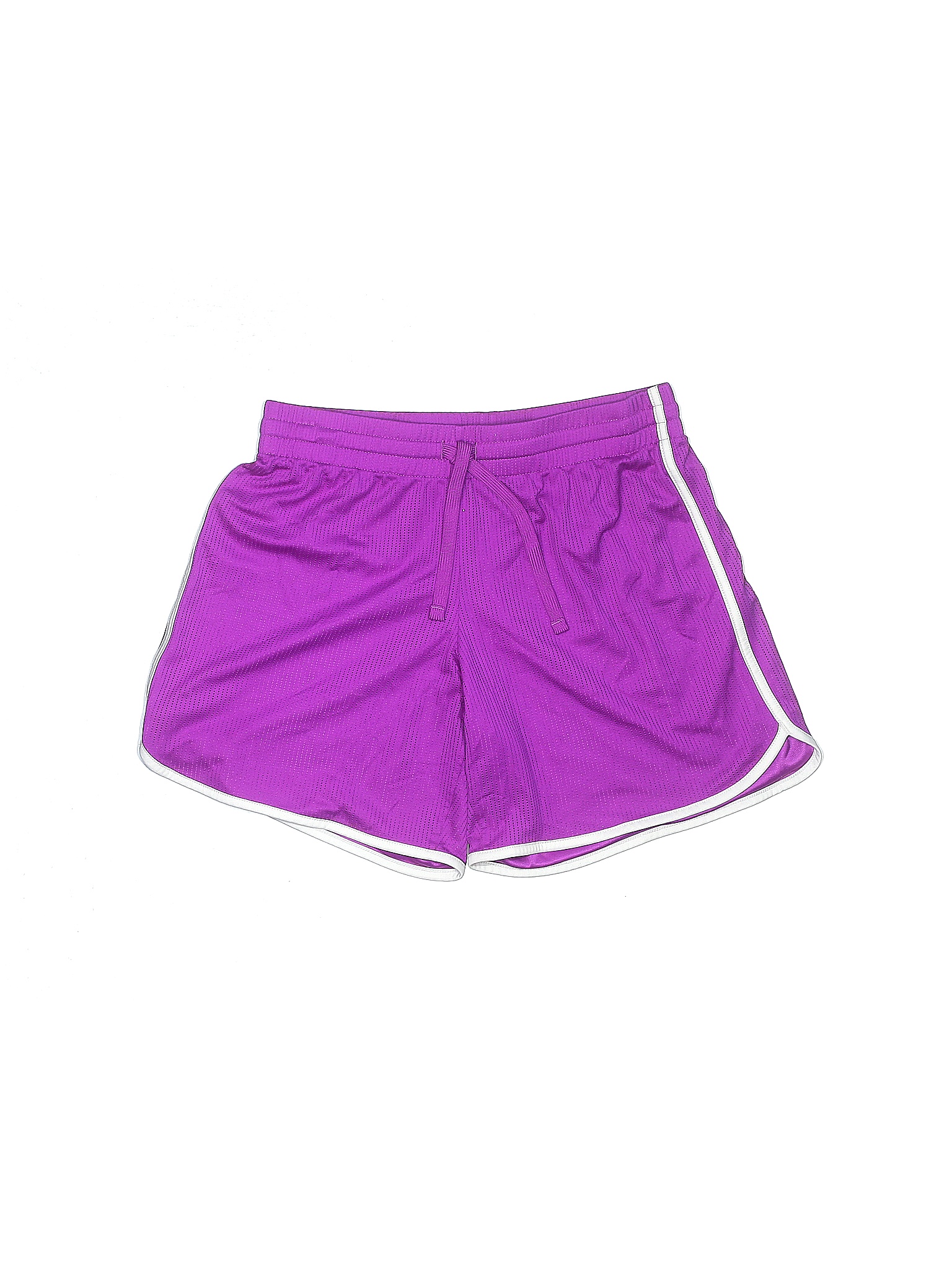Athletic Works 100 Polyester Solid Purple Athletic Shorts Size M 38