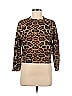 Terez Animal Print Leopard Print Black Sweatshirt Size M - photo 1