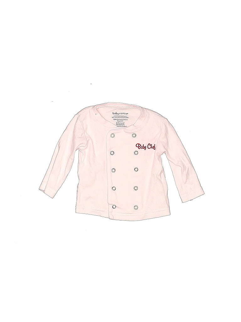 Baby Aspen 100% Cotton Pink Long Sleeve T-Shirt 3-6 MO / 6 MO - photo 1