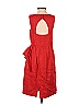 J.Crew Collection 100% Linen Solid Colored Red Casual Dress Size 00 - photo 2