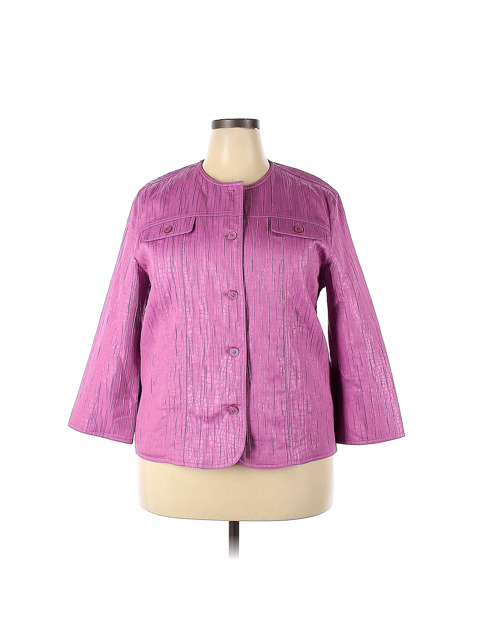 Veste Costume Laine Alfred Dunner Marron Foncé Taille 8 - Neuf Sans étiquettes