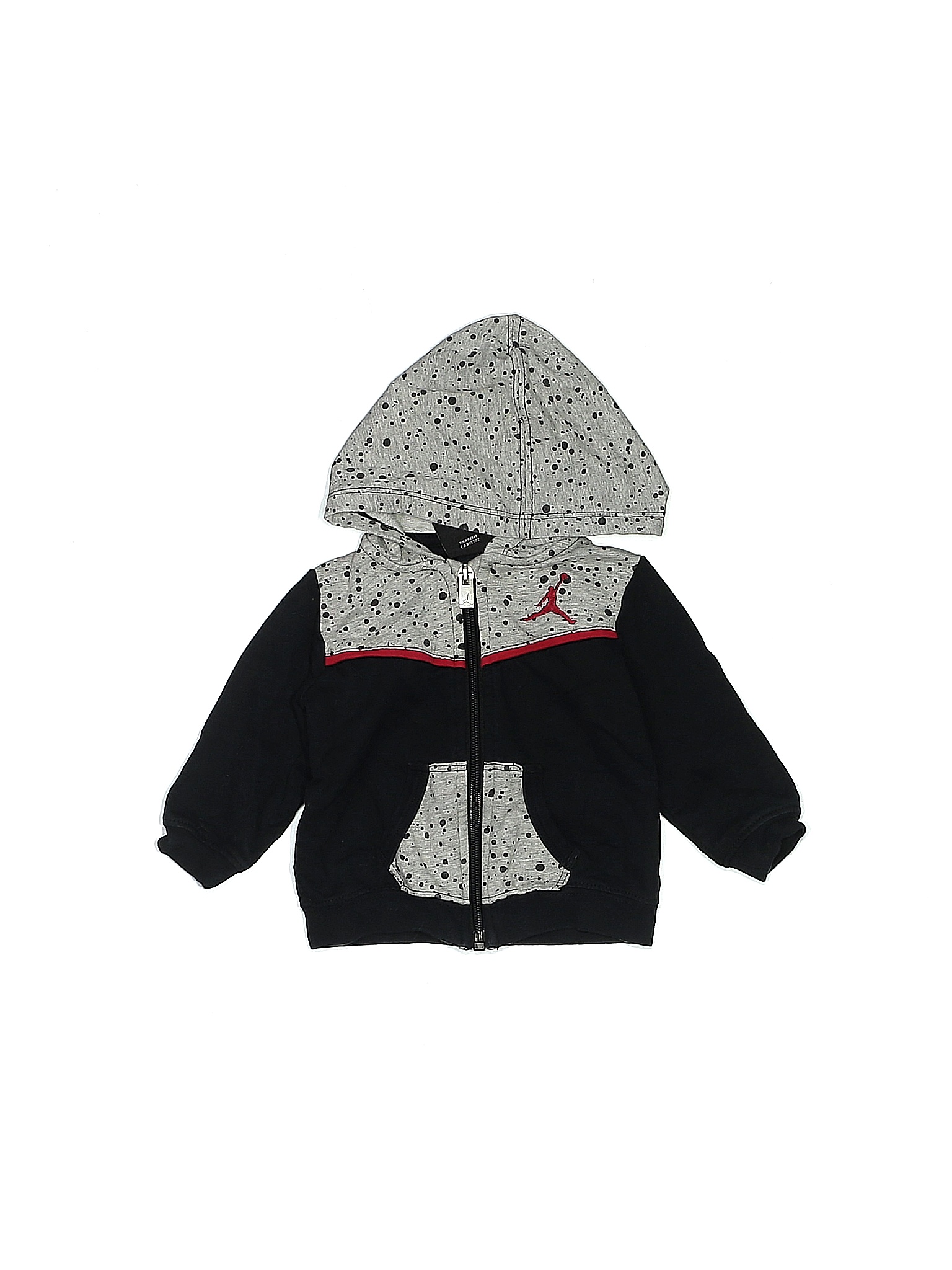 Air Jordan Black Zip Up Hoodie Size 36 mo 68 off thredUP