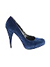 Steve Madden Solid Blue Heels Size 8 1/2 - photo 1