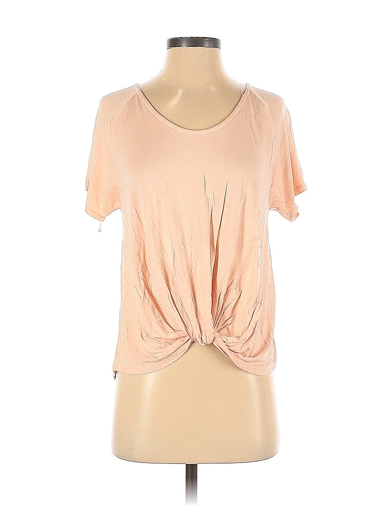 Pret-a-PorTEE Pink Orange Short Sleeve T-Shirt Size S - photo 1