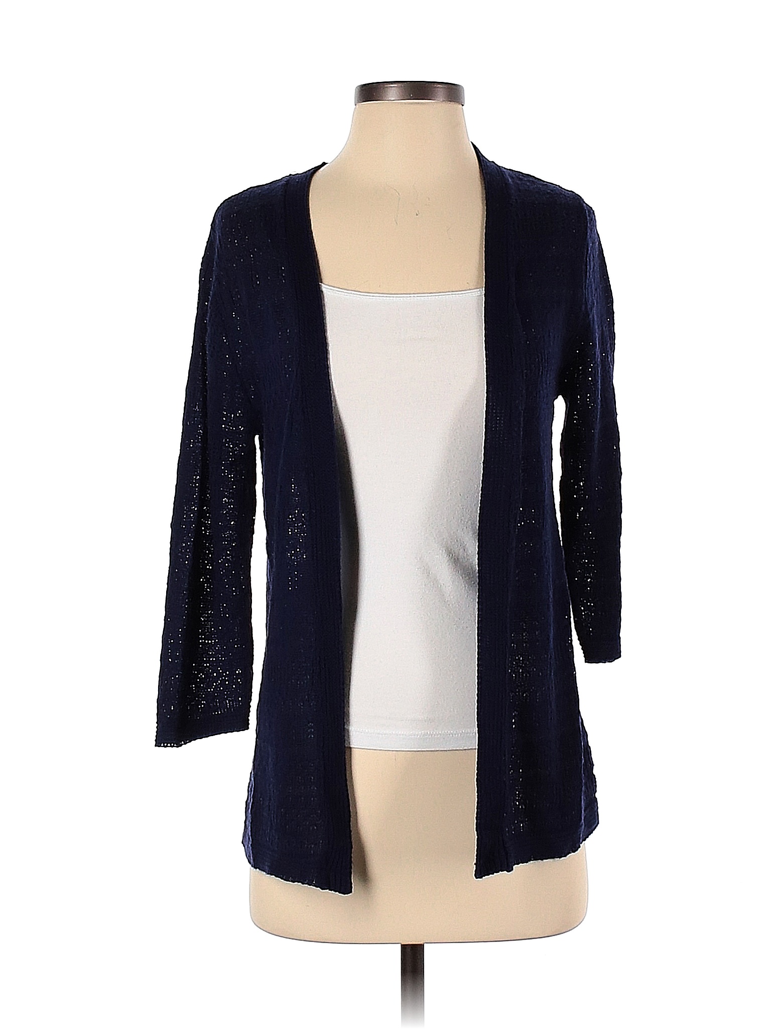 Made By Emma Women's Basic Solid Cardigan - Soft Viscose/Nylon, Slim Fit, Hip Length, Machine Wash