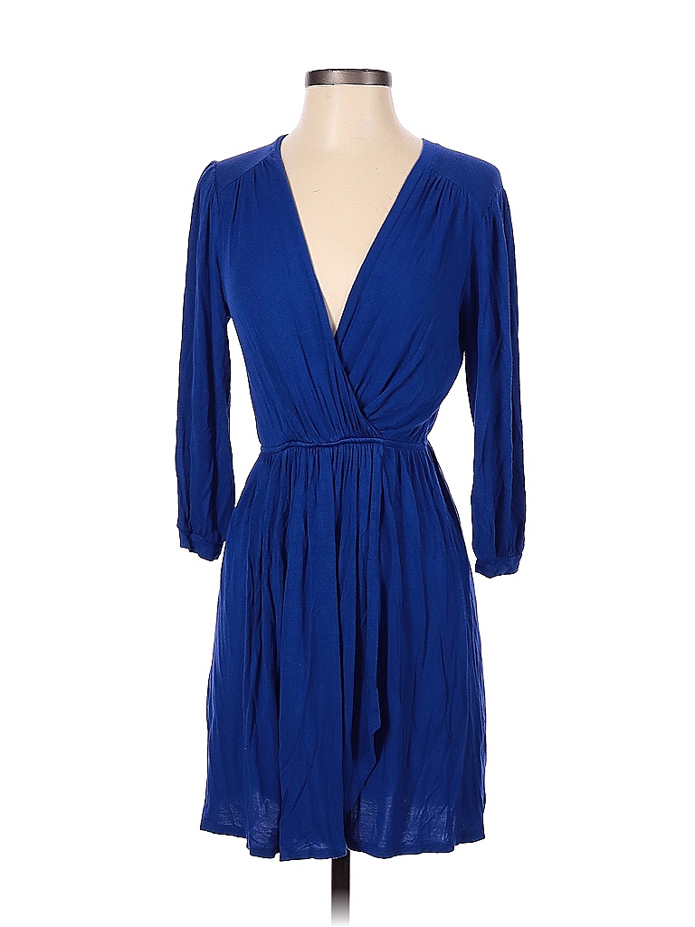 Charming Charlie Solid Sapphire Blue Casual Dress Size S - 78% off ...