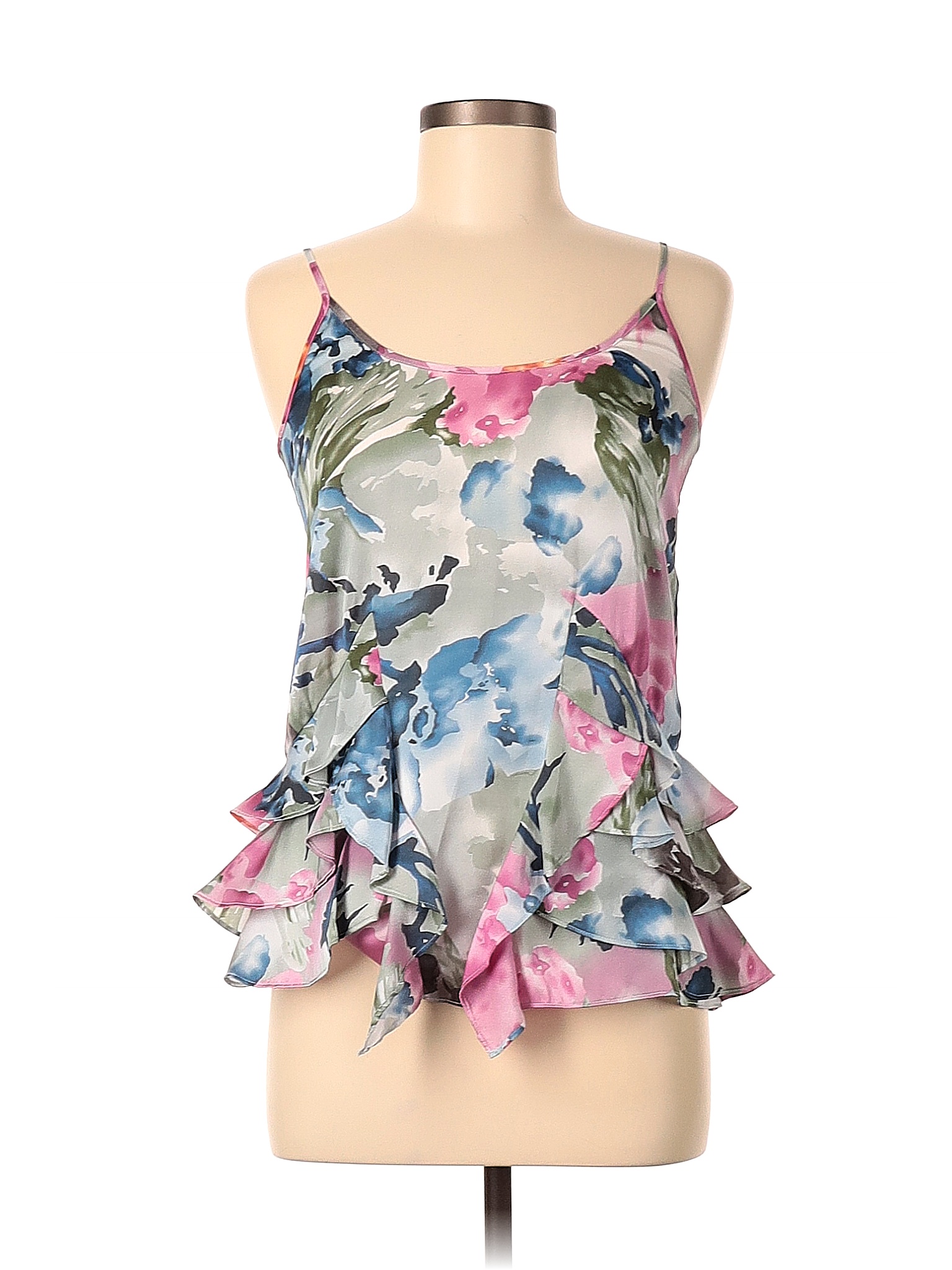 Banana Republic Heritage Collection 100 Polyester Floral Blue