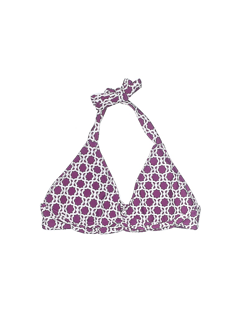 Jcpenney White Purple Swimsuit Top Size L 68 off thredUP