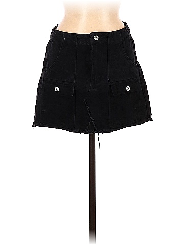 Sky and Sparrow Denim Skirt (view 1)