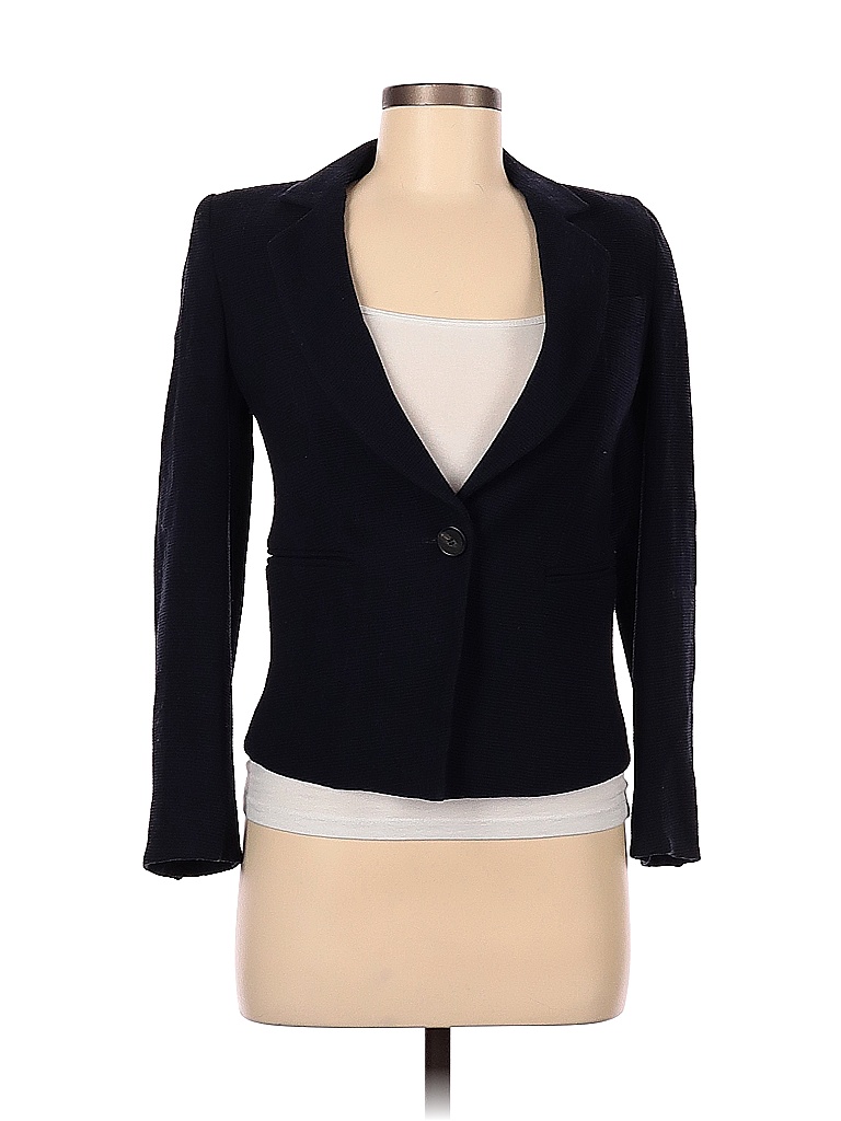 Pre-owned Emporio Armani Wool Blazer Jacket In Blue
