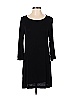 Hourglass Lilly Solid Black Casual Dress Size S - photo 1