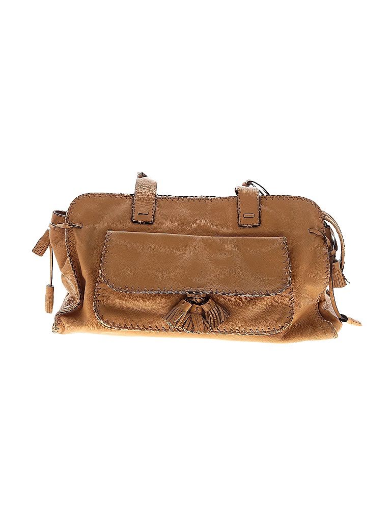 Trento Leather Handbag A21 Brown