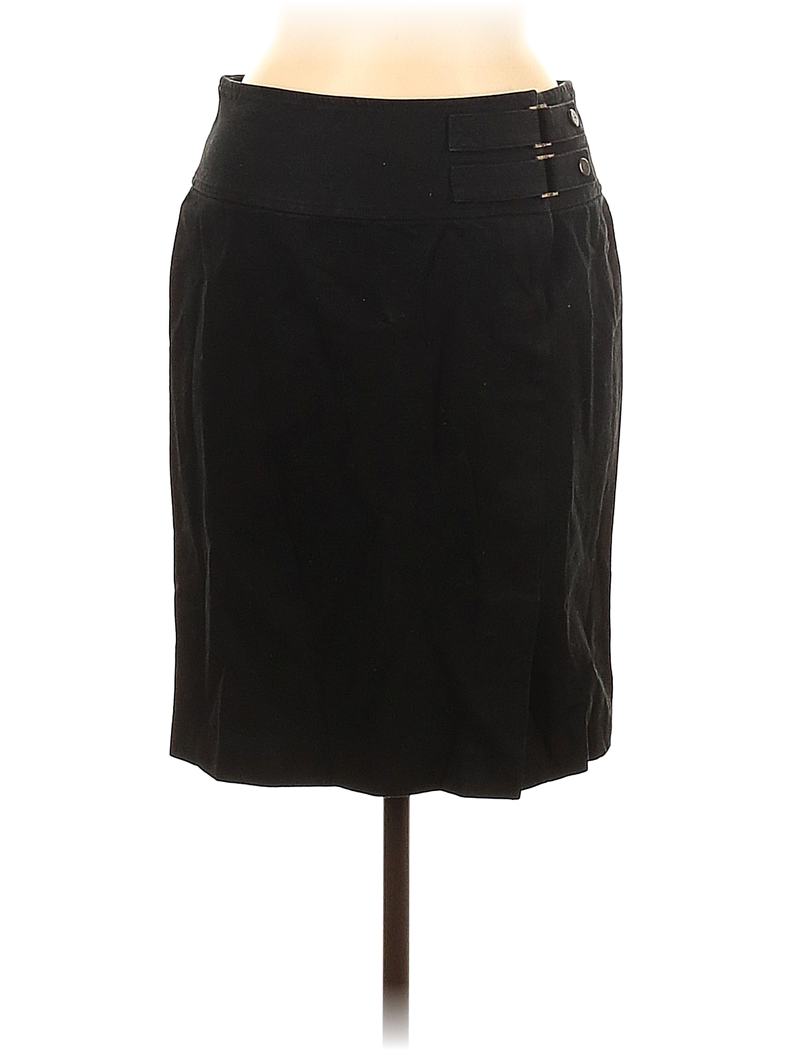 Lauren by Ralph Lauren Solid Black Casual Skirt Size 6 - 89% off | thredUP