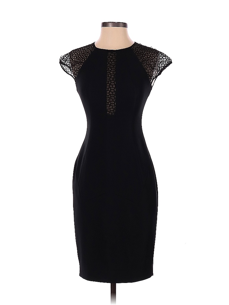 Rachel Roy Solid Black Cocktail Dress Size 2 - 65% off | thredUP