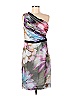 W by Worth 100% Polyester Floral Multi Color Purple Cocktail Dress Size 6 - photo 1
